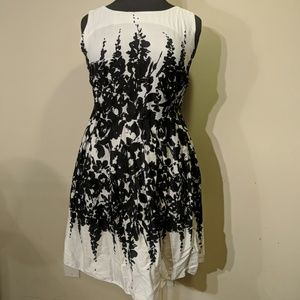 Black and white dress